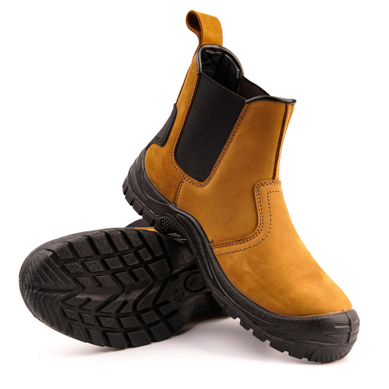 Chelsea Industrial Leather S1P steel toe waterproof safety shoes israel working boots