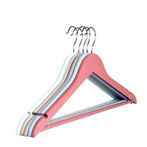 High Quality Fashion Solid Clothing Hangers Wood Garment Hangers for Boutique