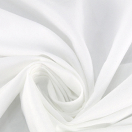 100% Microfiber Bleached Fabric Brushed Twill Style Peach Skin Fabric 90GSM 250CM Width