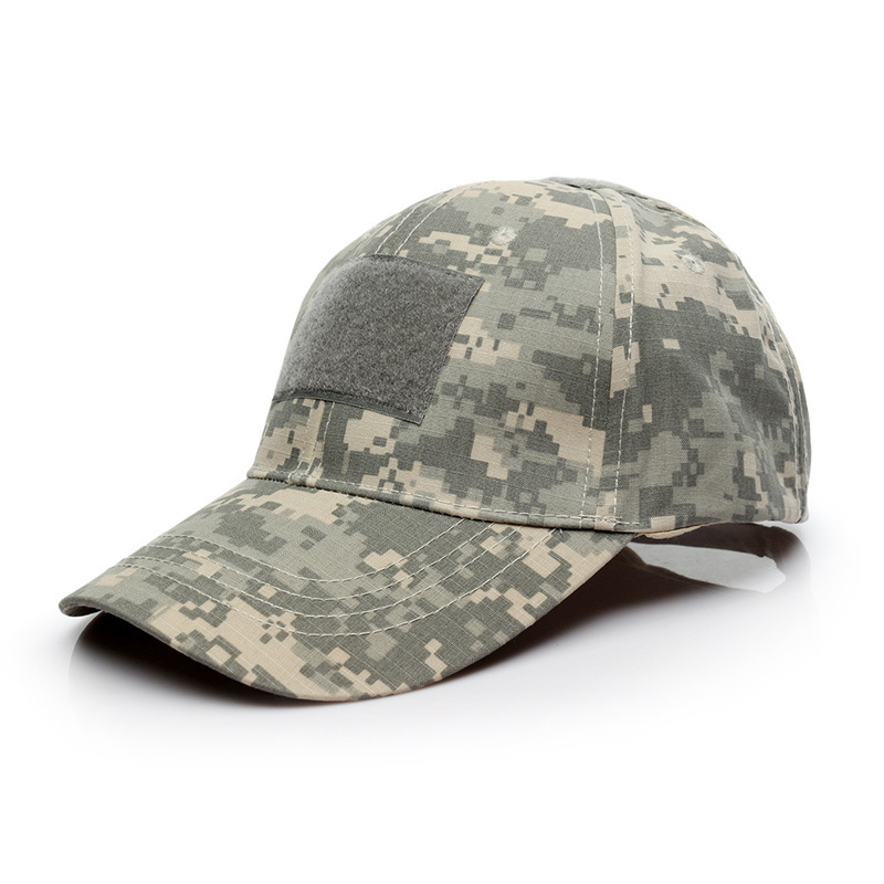 Hot Sale Outdoor Camouflage Tactical Peaked Cap Camping Hiking Sport Baseball Hat