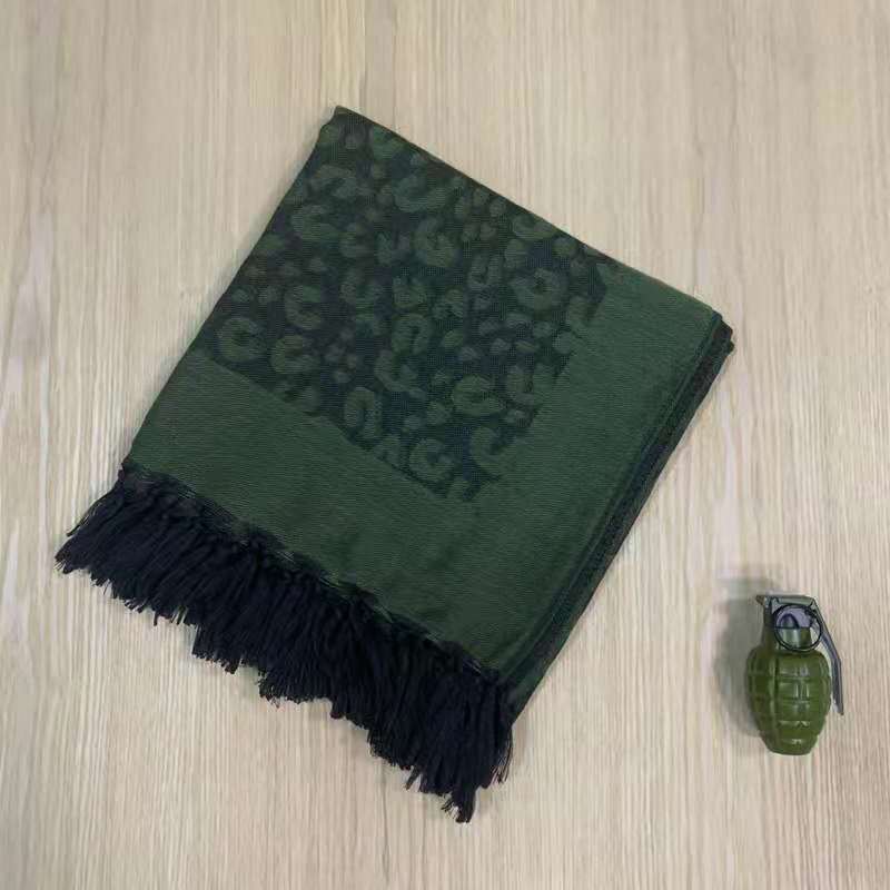 Manufacture Leopard Pattern Camouflage Warm Protective Arab Scarf