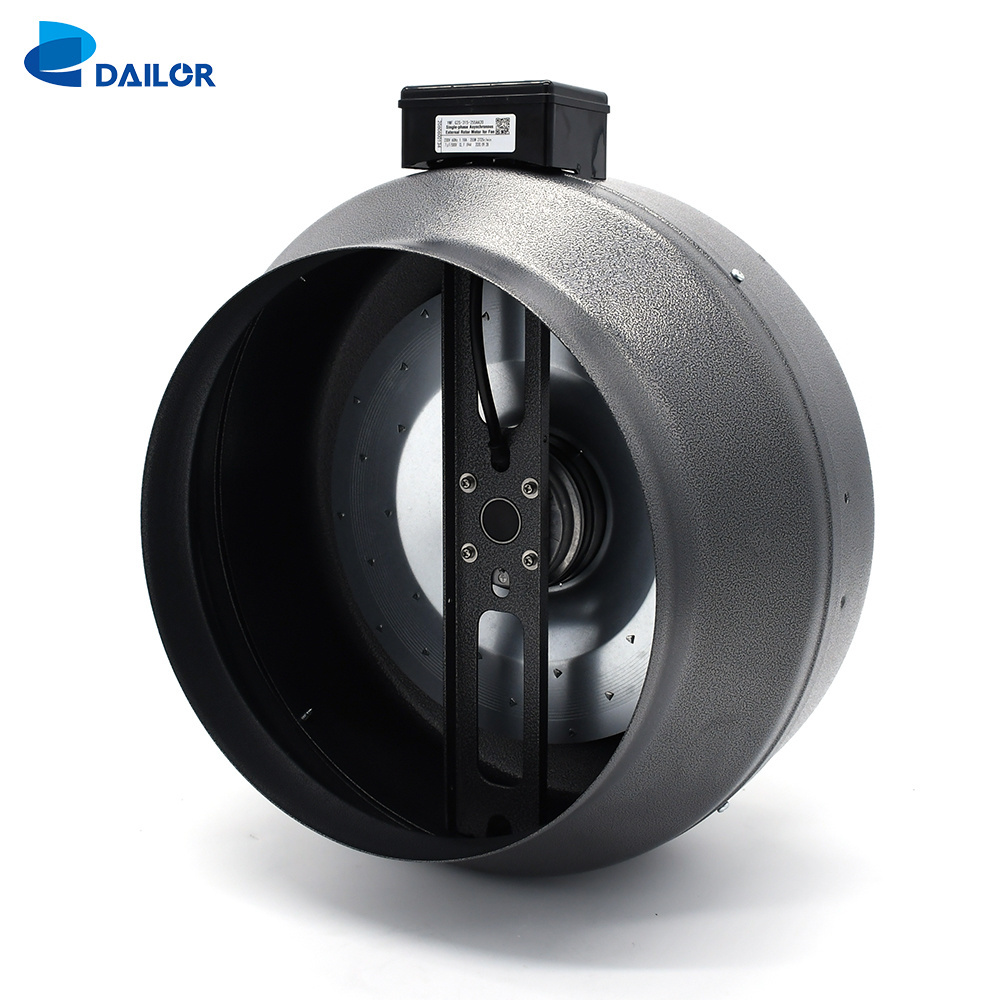 150mm 160mm Inline Centrifugal fan Inline Duct fan with metal housing