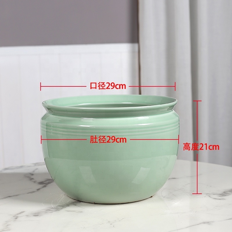 Jingdezhen high temperature indoor and outdoor decorative ceramic pottery flower pot molds