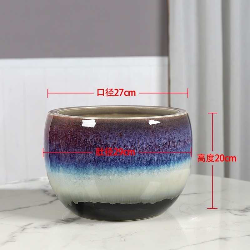 Jingdezhen high temperature indoor and outdoor decorative ceramic pottery flower pot molds