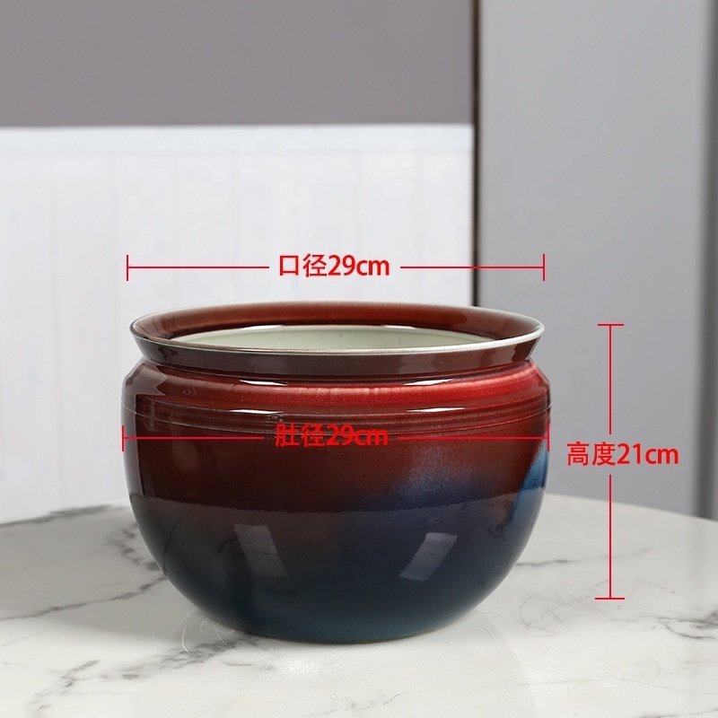 Jingdezhen high temperature indoor and outdoor decorative ceramic pottery flower pot molds