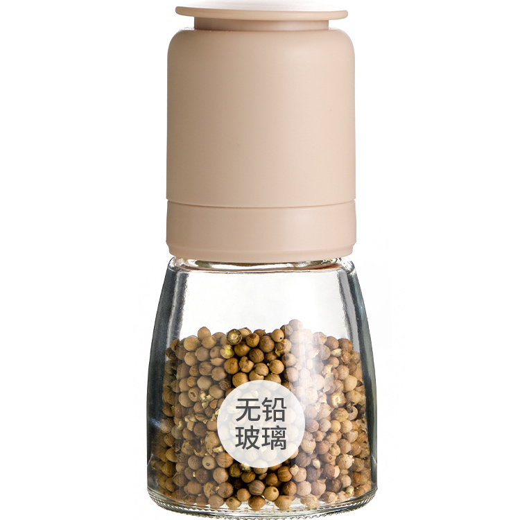 Wholesale pepper grinder freshly ground sesame grinding bottle kitchen sea salt black pepper grain pepper powder grinder