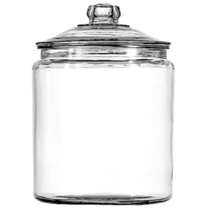 2 Gallon  Glass storage Jar with Lid for food storage