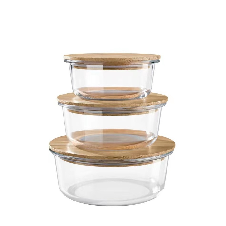 Storage boxes & bins food Containers Glass Food Storage Containers 2 Compartment Pantry and Kitchen home storage organization