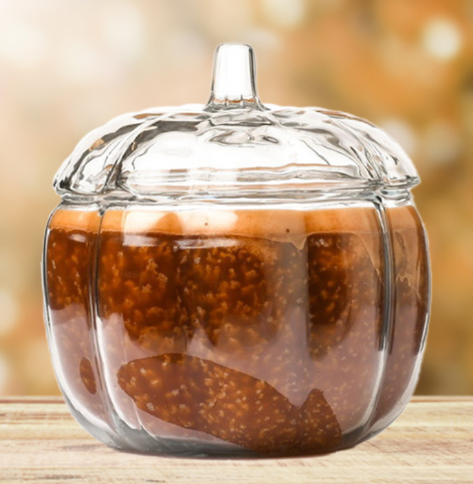 Anchor Pumpkin Jar with Lid