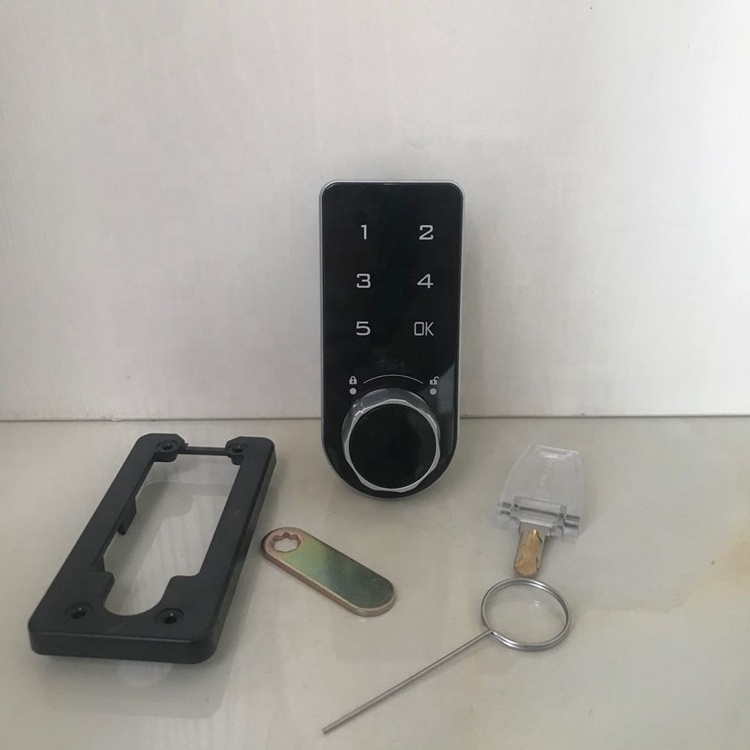 Touch pad public mode Electronic digital Code Locker Lock Gym mailbox Password drawer cabinet Lock With Master Key