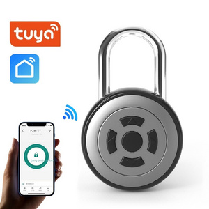 Tuya  Waterproof  USB Phone APP Remote Thumbprint Padlock Electronic  Fingerprint Bluetooth Smart Cabinet Locks