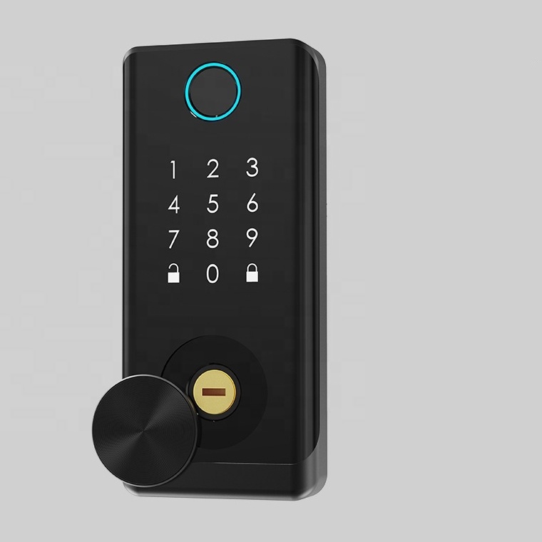 USA standard TTLOCK app mortise electronic digital smart cerradura inteligente deadbolt lock with fingerprint keypad