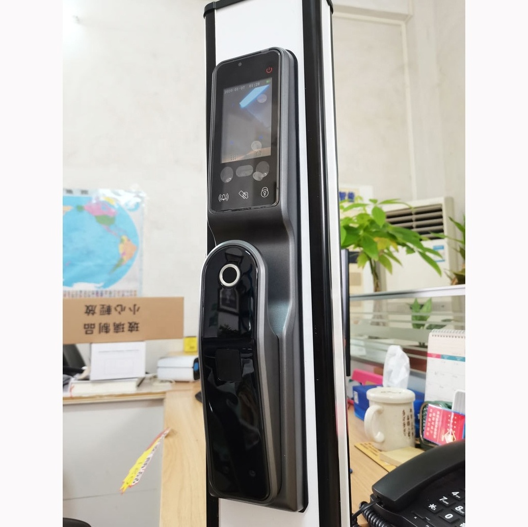 Push-pull front gate Automatic keyless Smart WIFI Zigbee TUYA APP digital fingerprint 3D facial face recognition door lock