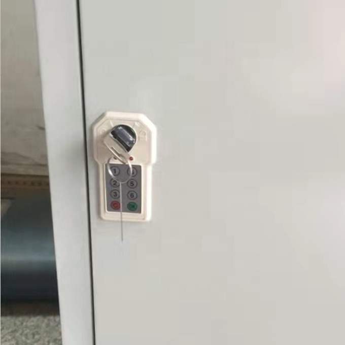 Digital electronic password code locker locks with emergency keys for cabinets closets