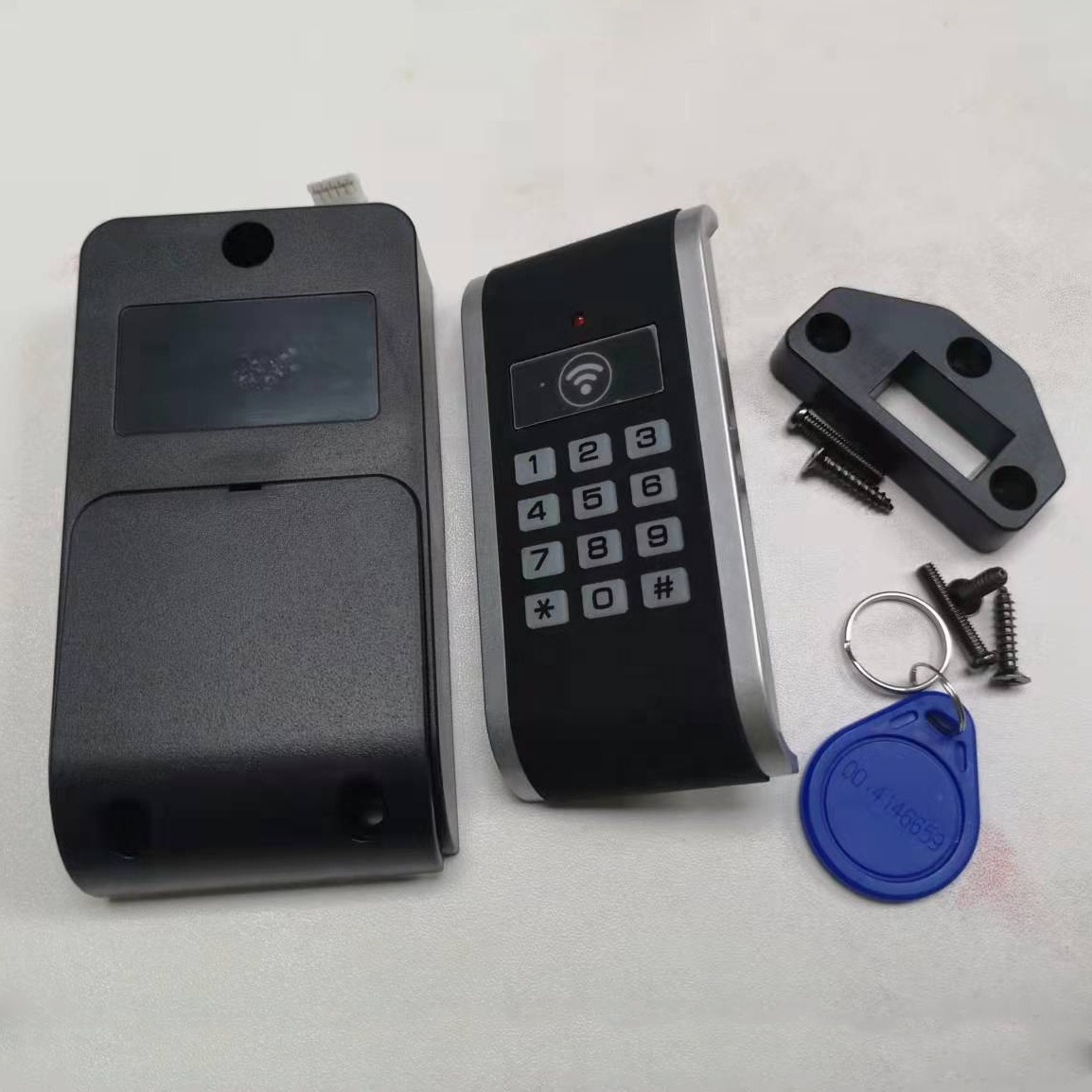 Office drawer electronic control Keyless electromagnetic code lock for centralized metal storage cabinet