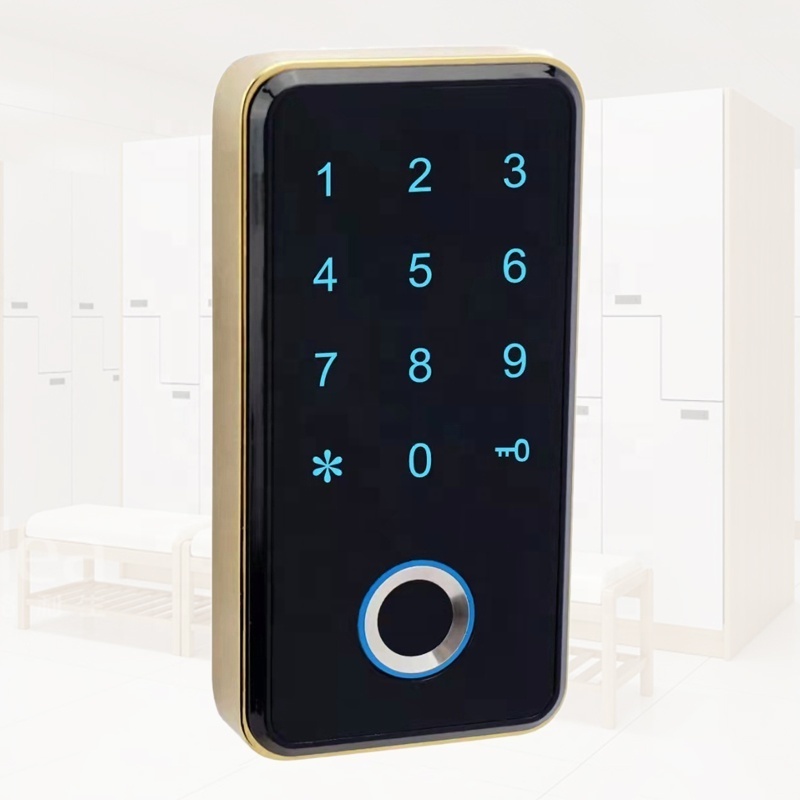 Electronic gym fingerprint locker lock password key code RFID digital fingerprint locker lock for office drawer cabinet