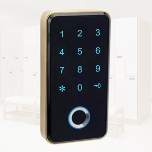 Electronic gym fingerprint locker lock password key code RFID digital fingerprint locker lock for office drawer cabinet