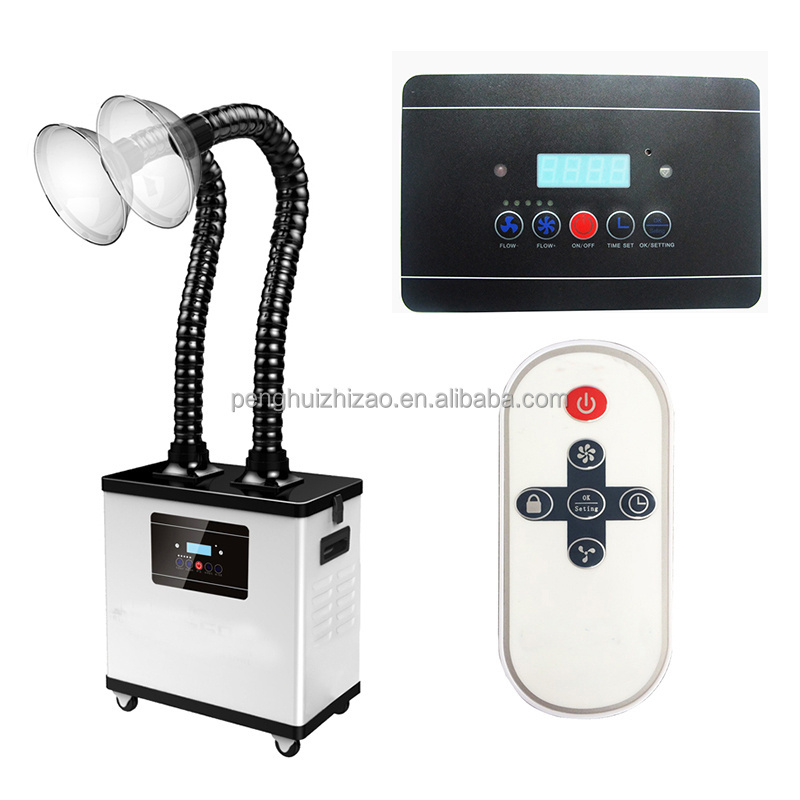 Double Arm Laser Printer Welding Smoke Purifier