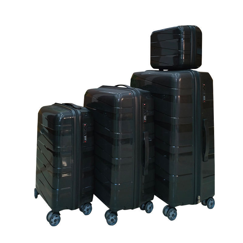 pp luggage 2023 new hot sell hard shell luggage  PP luggage sets