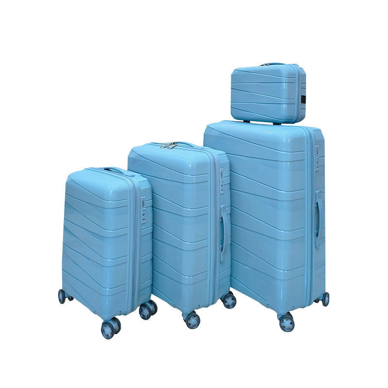 pp luggage 2023 new hot sell hard shell luggage  PP luggage sets