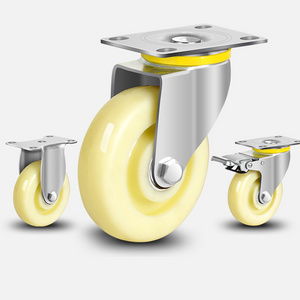 3 Inch Universal Wheel 4 Inch Heavy Directional Brake Wheel 5 Inch Nylon Wheel Flatbed Trolley Trailer Caster