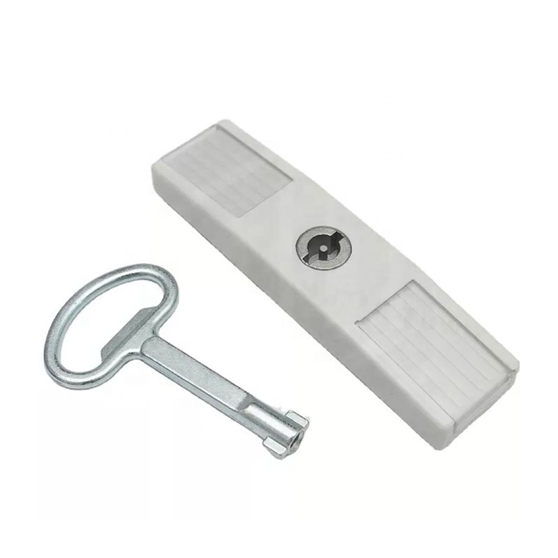 Hot Selling Electrical Panel System Powder Coated Zinc Die Key Handle Contribution Cabinet Rittal Swing handle Lock