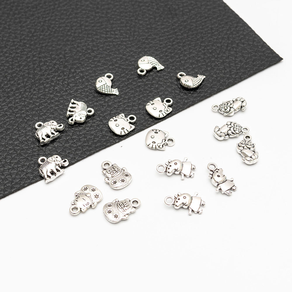 2020 New China Chinese Style Custom Zinc Alloy Pendant Charms for DIY Necklace Bracelet jewelry making accessories bag shaped