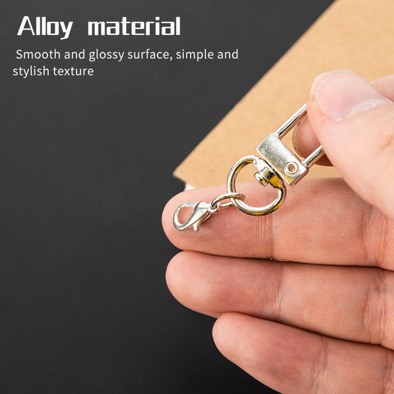 Hot Selling Door Metal Keychain Rotary Clip Lobster Key Clasp for DIY Accessories Key Spring Keychain Accessory