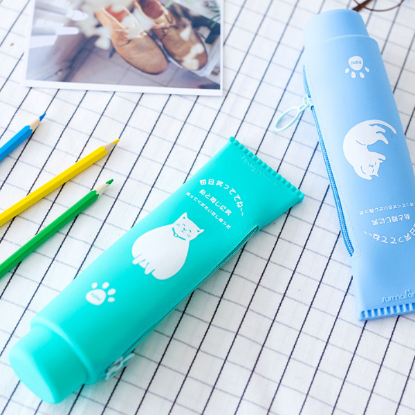 toothpaste stylish silicone students pencil case