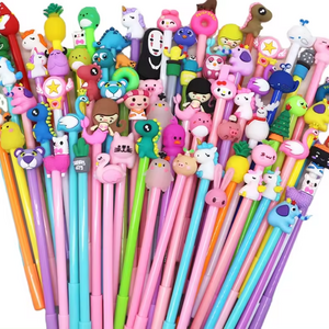 2024 Hot Selling Promotional Kawaii Pen 0.5mm Korean Pen Carton Cute Gel Pen stationery Manufacturer