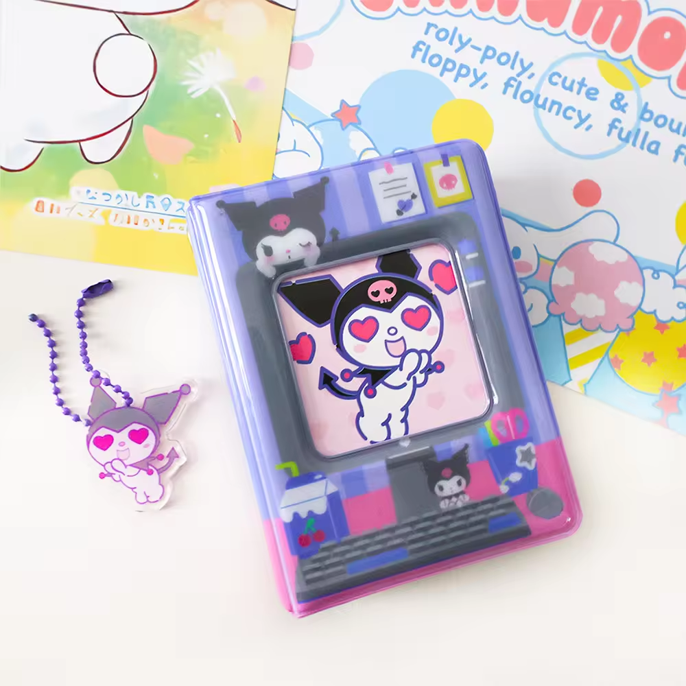 3 inch Sanrio Korean Kpop Star cartoon Photos Album  Idol Booth photocard holder Custom Photo Album Customized Collect Book