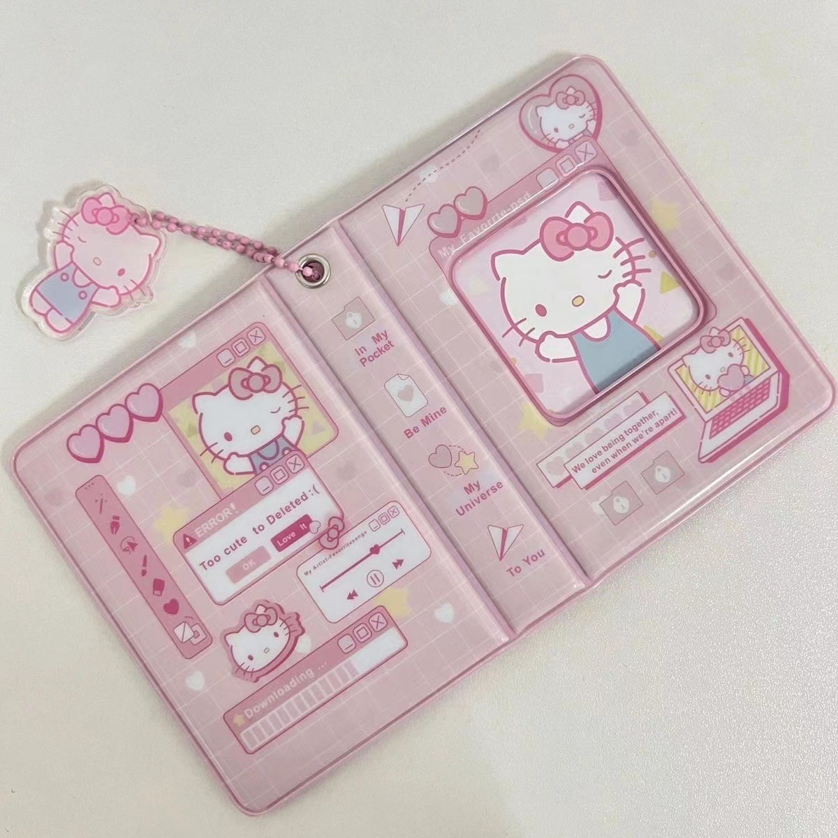 New Style 3-Inch Sanrio Kuromi Storage Photo Album Gift Sanrio Card Holder Mini Truck Card Binder Free kawaii Sanrio Ornaments