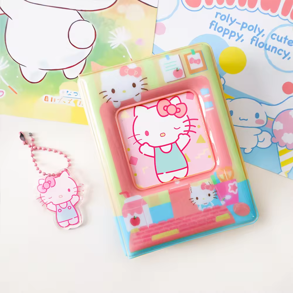 3 inch Sanrio Korean Kpop Star cartoon Photos Album  Idol Booth photocard holder Custom Photo Album Customized Collect Book