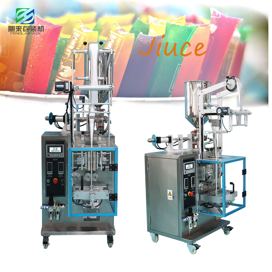 Automatic Juicy Liquid Sachet Juice Pouch Packing Machine for Sale Water Full-automation Liquid Filling Machine 3 or 4 Sides