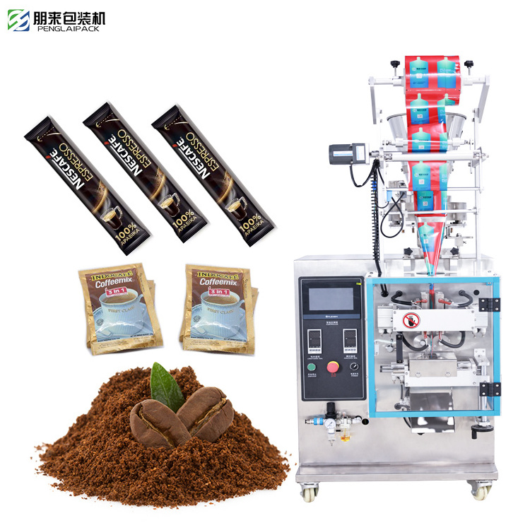 Automatic Sugar Sachet Packing Machine Pure Instant Coffee VFFS Packing Machine Spice Filling Machine in Pouches