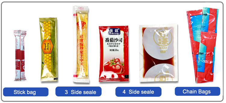 Automatic Ketchup sachet packaging machine liquid packing machine