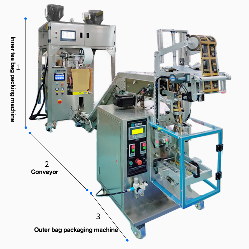 Top grade wholesale price instant automatic triangle small pyramidal bag herbal rose tea packing making filling machine for sale