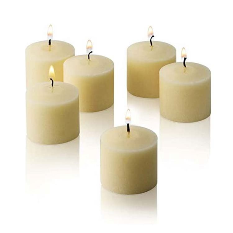 Cheap Decorative Church Votive Natural Wax Pillar Candle