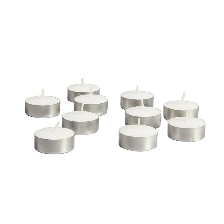 Customize candle packaging aluminum paraffin 14 gr tea light manufacturers