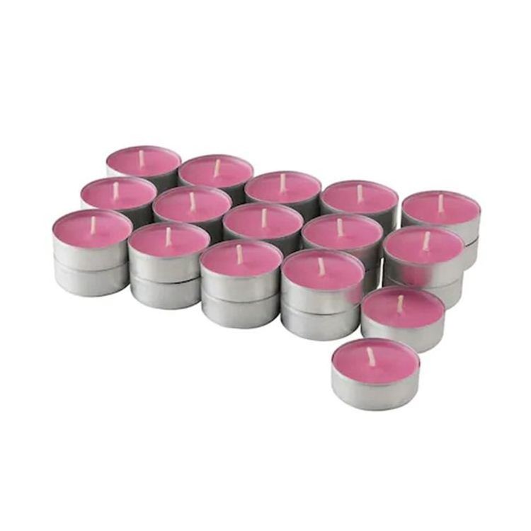 Customize candle packaging aluminum paraffin 14 gr tea light manufacturers