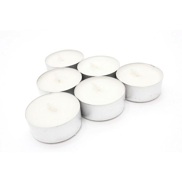 Customize candle packaging aluminum paraffin 14 gr tea light manufacturers