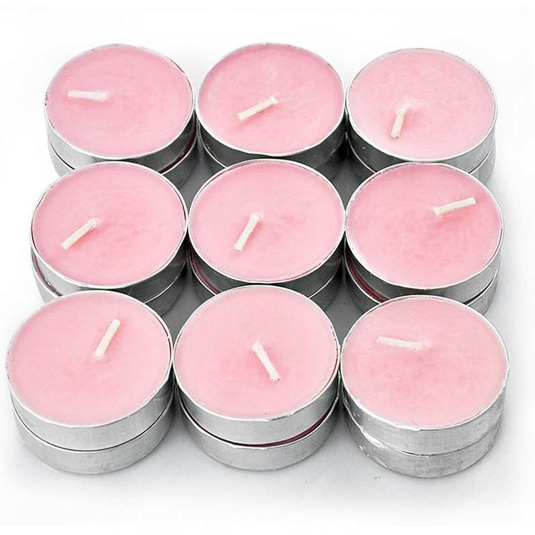 Wholesale candle making supplies unscented tea light candles