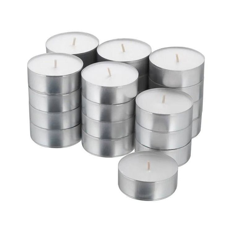 Wholesale candle making supplies unscented tea light candles