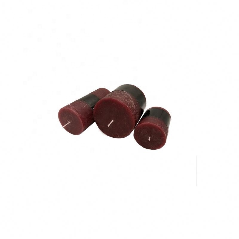 Pengli red candles pillar square pillar candles pillar candles in glass