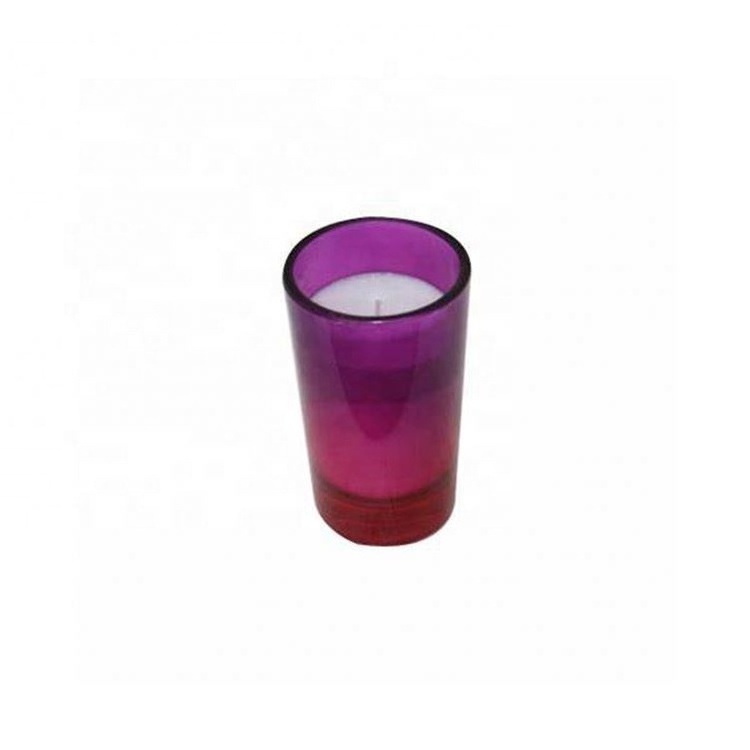 Pengli scented colored candles scented candles pink rose candle scented