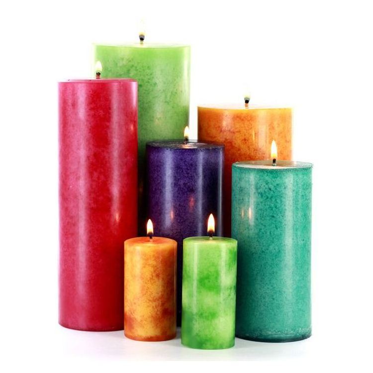 Pillar wedding decor candle wholesale in bulk