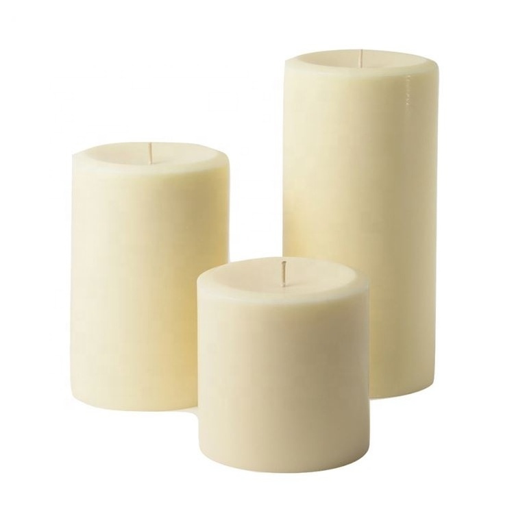 Pengli golden pillar candle metallic pillar candle glass pillars for candles