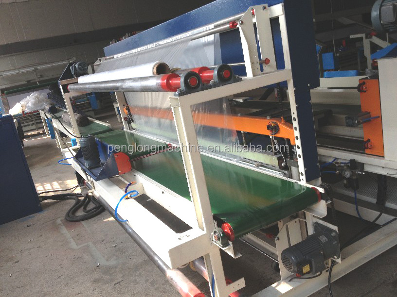 fabric roll  packing machine auto P.E. film wrapping machine