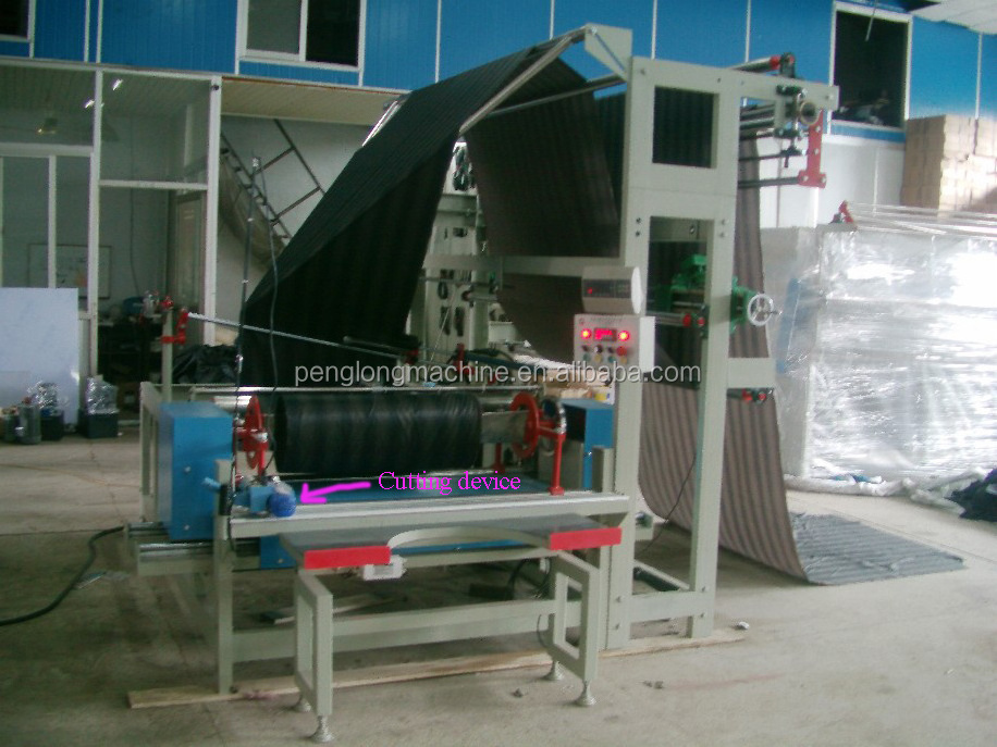 Automatic cloth fabric  double fold machine fold and rolling machine