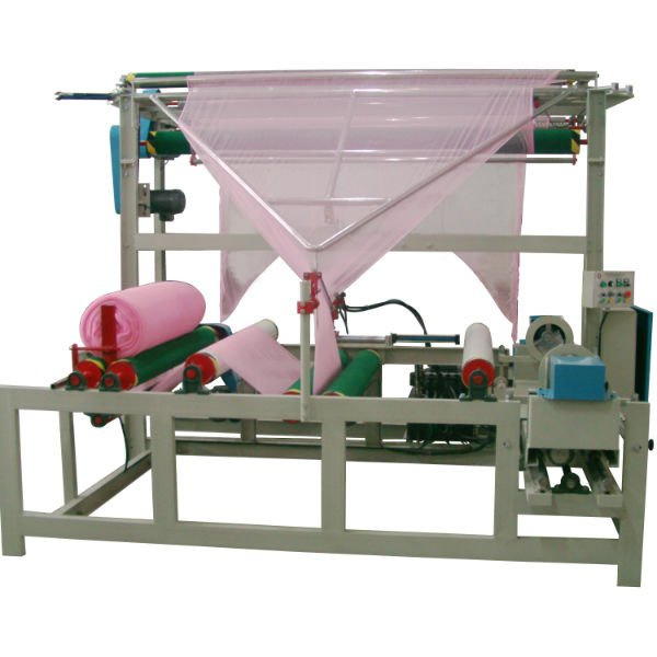 Automatic cloth fabric  double fold machine fold and rolling machine